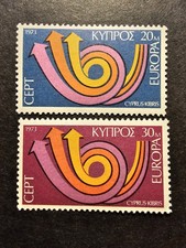 TIMBRE EUROPA CEPT CHYPRE N°381/382 NEUF ** LUXE MNH 1973