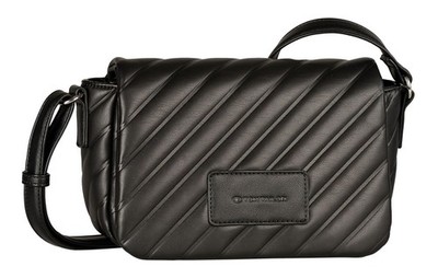 TOM TAILOR Mirela Flap Bag Top Zip S Umhängetasche Tasche Black schwarz Neu