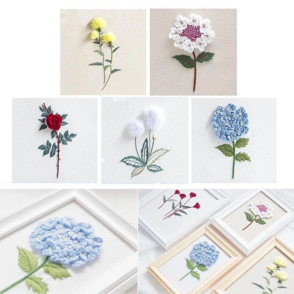 Stumpwork Roses Stumpwork Embroidery Kits for sale | eBay UK