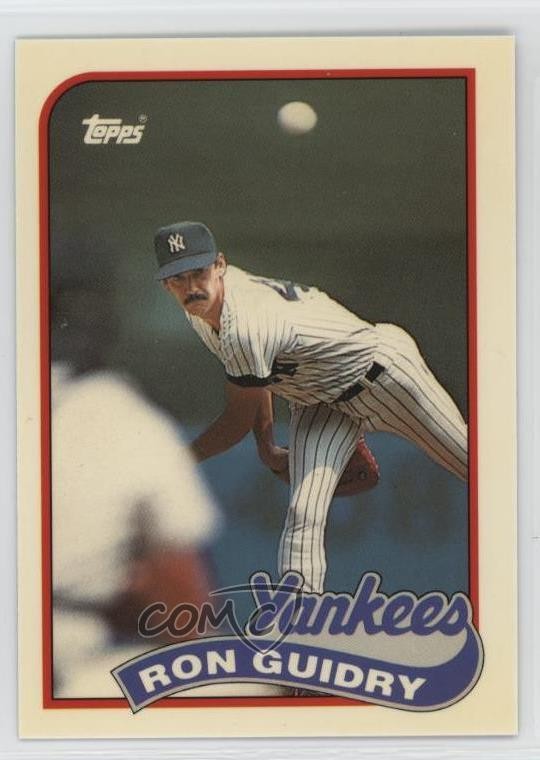 1989 Topps Collector's Edition (Tiffany) Ron Guidry #255 18kx
