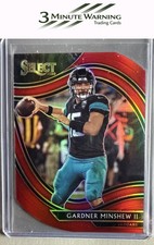 2020 Panini Select #332 Gardner Minshew II Red Prizm Die Cut