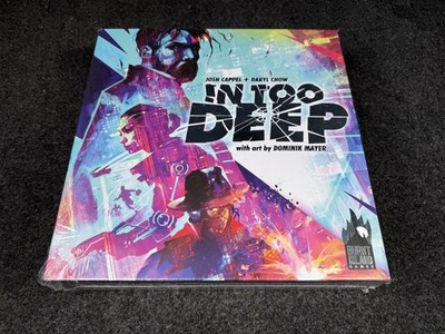 In Too Deep Brettspiel NEU & SEALED | Burnt Island Games | Strategie Cyberpunk
