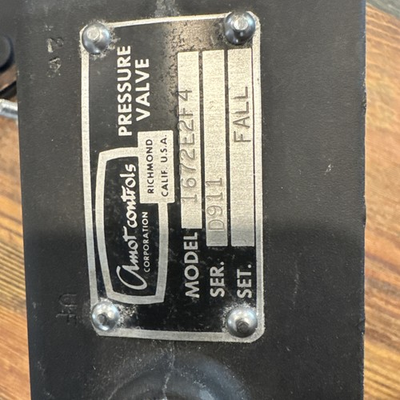 #ad Amot Pressure Sensing Valve 1672E2F4 $500.00