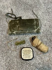 WW2 Japanese Military Gas Mask Accessories - Very Rare - 4 Items Total