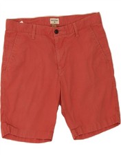 DOCKERS Mens Chino Shorts W32 Medium Red Cotton CS02