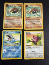 Pokémon TCG - Mixed Lot 4 - Kabuto, Jigglypuff, Totodile