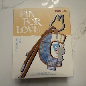 POP MART THE MONSTERS Pin for Love Letter Pendant Blind Pack 2024 (A-M)