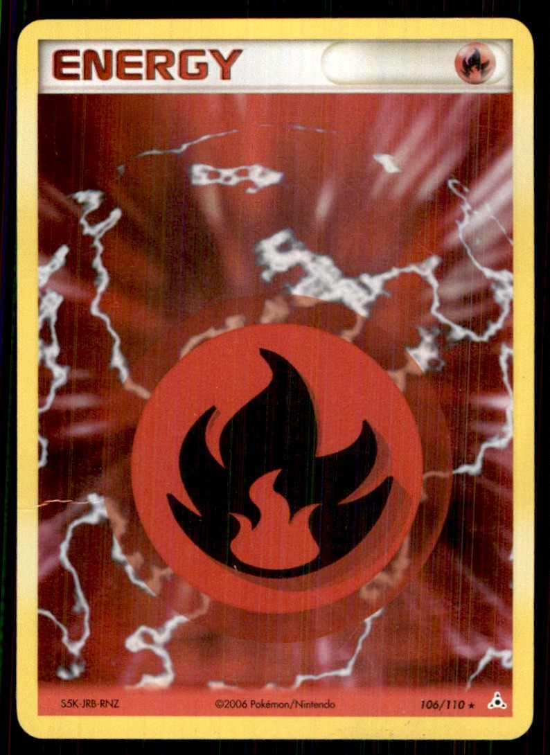 2006 EX - Holon Phantoms Fire Energy #106