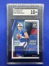 2018 🔥🔥MVP GEM MINT🔥🔥Donruss Optic Josh Allen Rookie Phenom Jersey POP 6
