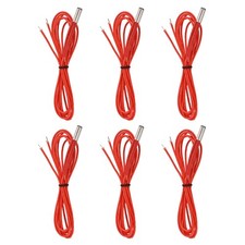 Riscaldatore a Cartuccia in Ceramica, Riscaldatori DC24V 40W, Rosso Confezione da 6