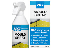 HG Mould Spray Black Mould & Mildew Stain Remover Cleaner 500ml 17.10 per litre