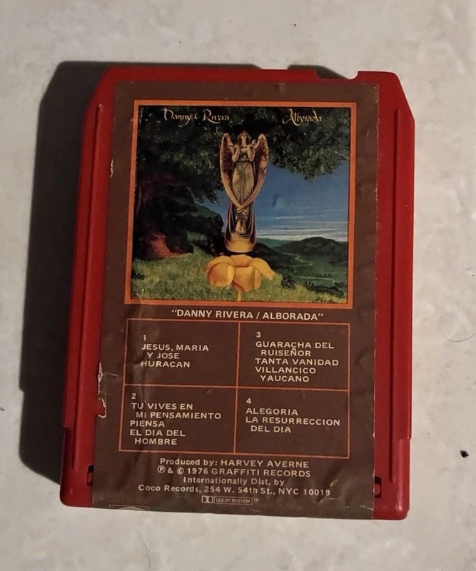 Danny Rivera - Alborada - Coco Records 8 Track Tape 