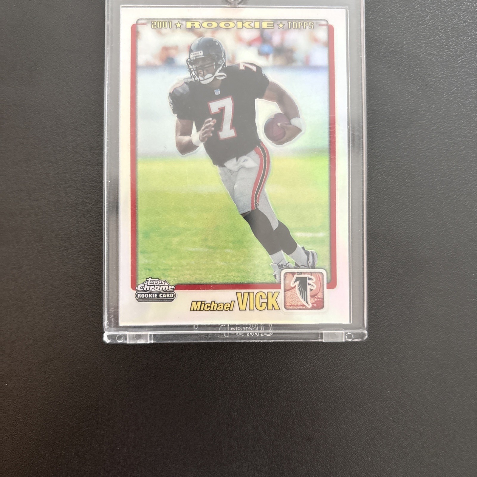 2001 Topps Chrome MICHAEL VICK #262 Rookie Card (RC) Refractor SP #’d 191/999