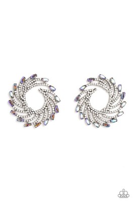 Paparazzi ~ Firework Fanfare  MultiColor Earrings ~ LIFE OF THE PARTY 2023 