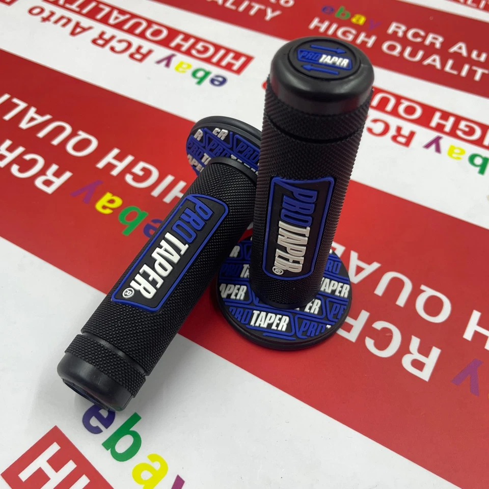 Motorcycle Pro Taper 7/8" Hand Grips Blue Handle for Pit Dirt Bike ATV Off-road Foto 4 de 4