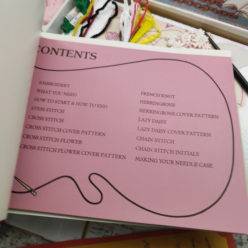 Libro de muestra de bordado simple de costura de colección Millicent Miall RARO más extras - Imagen 5 de 19
