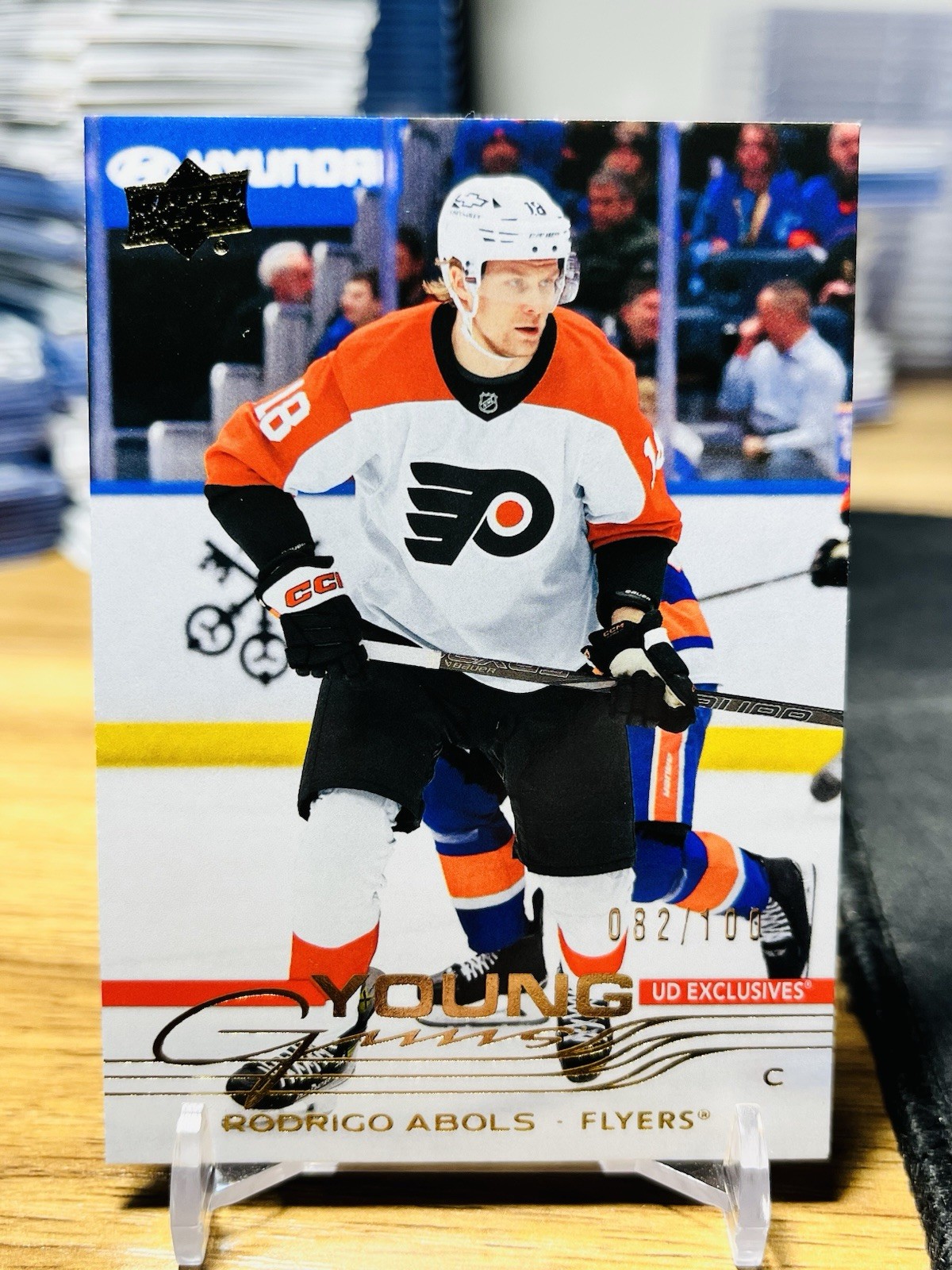 2025-26 Upper Deck Rodrigo Abols Young Guns UD Exclusives /100 #217 Rookie RC