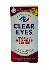 Clear Eyes Maximum Redness Relief Eye Drops, ...