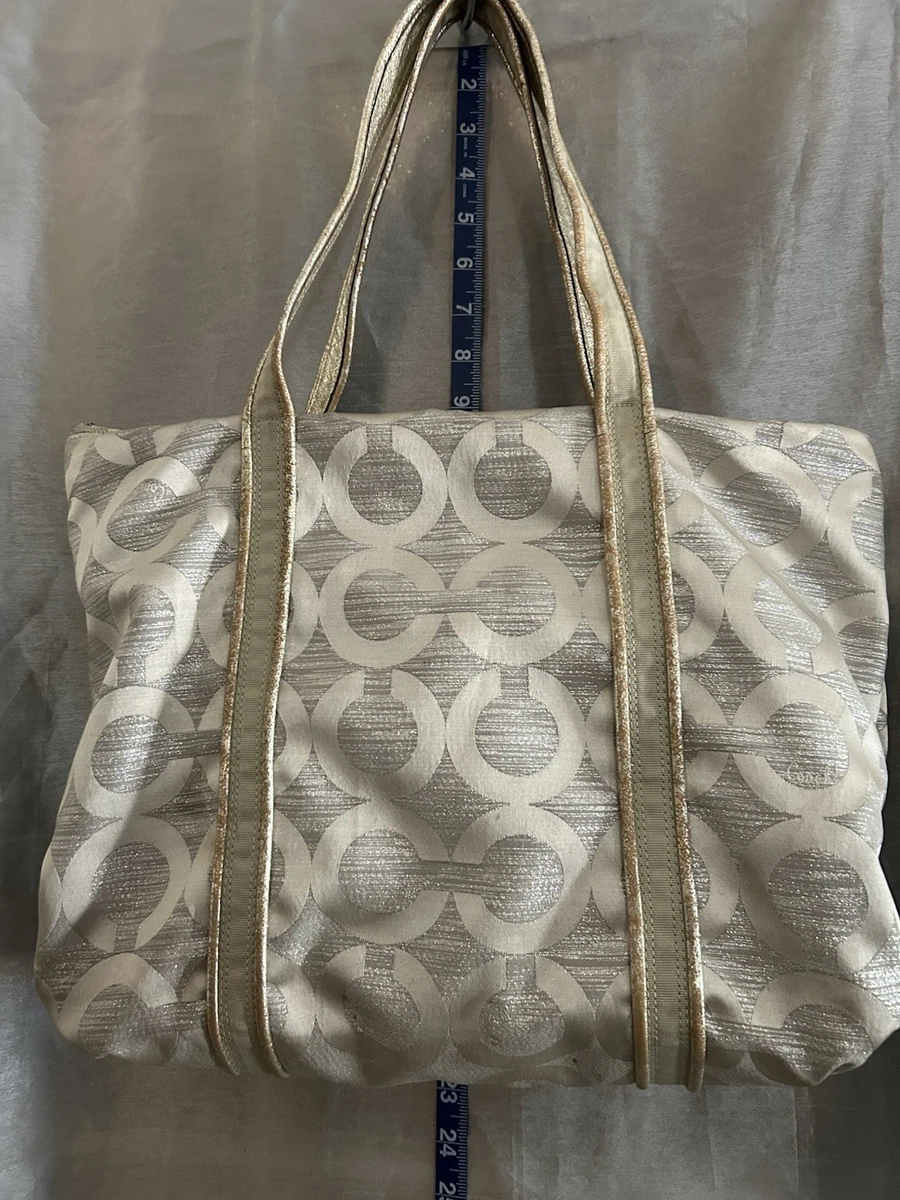 Coach Poppy Tote Silver Bags & Handbags for Women for sale | eBay