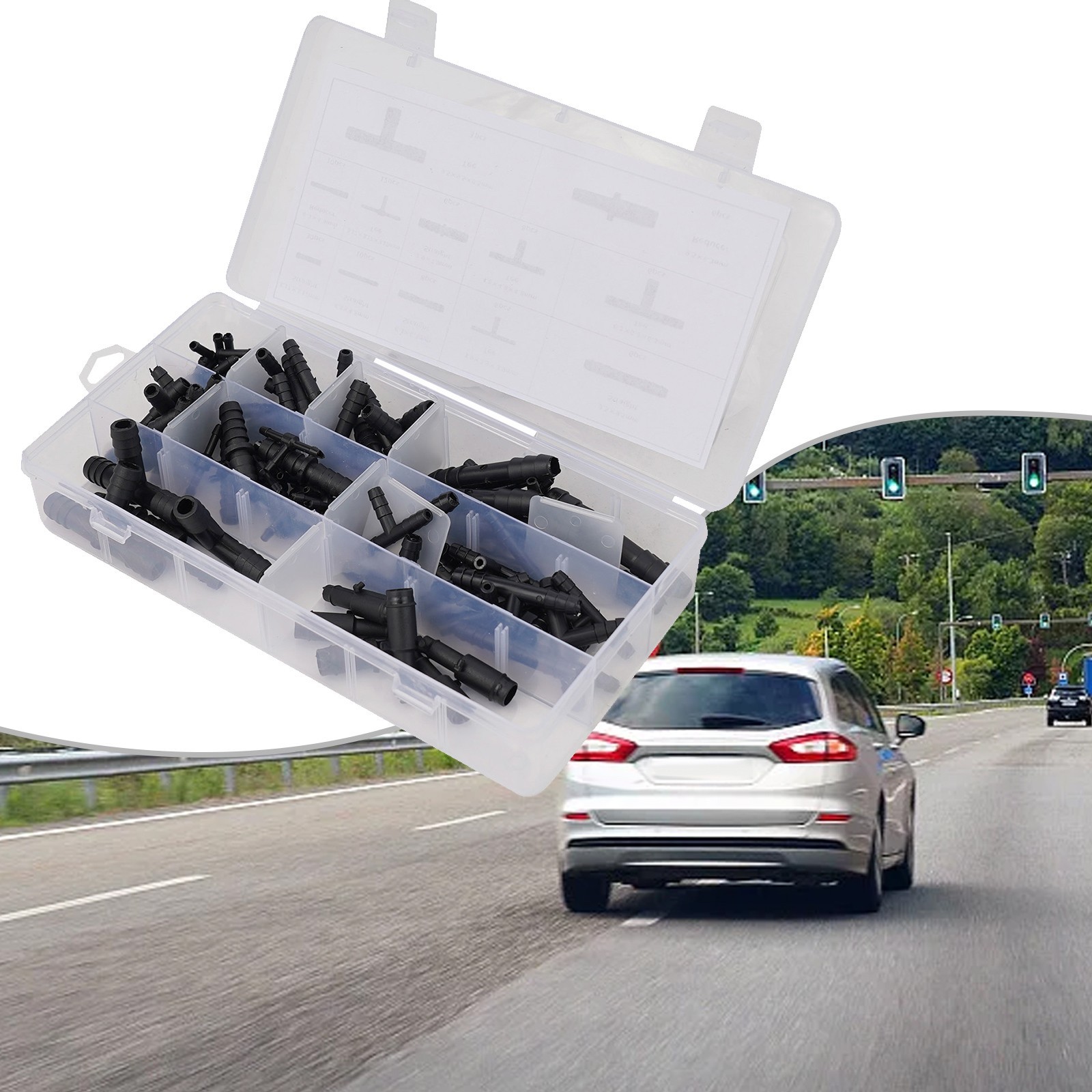 Essential Vacuum Tubing Connector Assortment 113PCS for Automotive Needs thumbnail 13