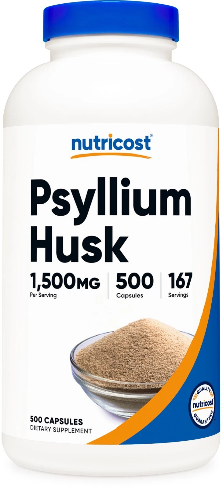 NC Psyllium Husk Caps Bottle