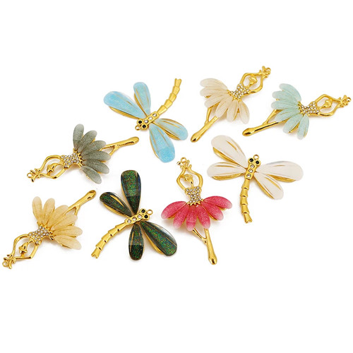 JakeSpecial – Stainless Steel Ballet Dragonfly Charms Set - Zdjęcie 2 z 18