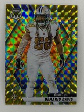 2025 Panini Mosaic - Demario Davis #230 Reactive Yellow Mosaic Prizm