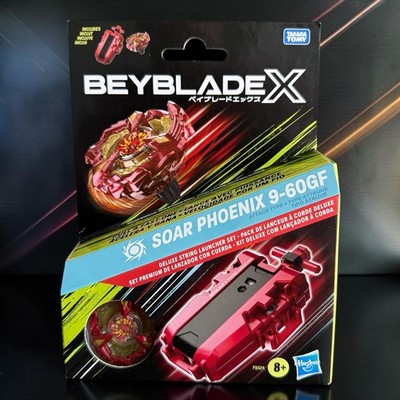 Beyblade X Soar Phoenix 9-60GF Deluxe String Launcher Set Hasbro Takara New