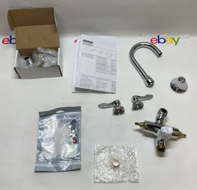 #ad KOHLER 730T70 4AJR CP Triton Bowe CANNOCK Wall Mount Faucet Polished Chrome $245.00