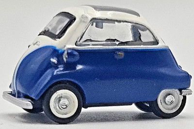 BMW Isetta Export edition  Oldtimer Schuco 1:87 blau weiß Sammlermodell 261017