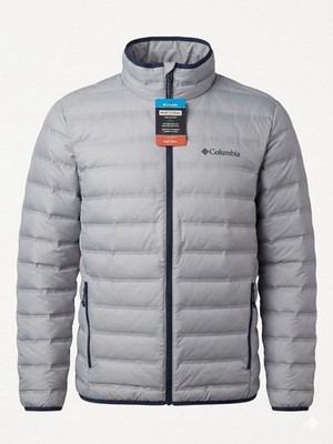 NWT MEN'S COLUMBIA HEAT SEAL FULL ZIP JACKET COAT COLUMBIA GREY SZ M