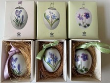 Royal Copenhagen Easter Egg Ornament Set of 3