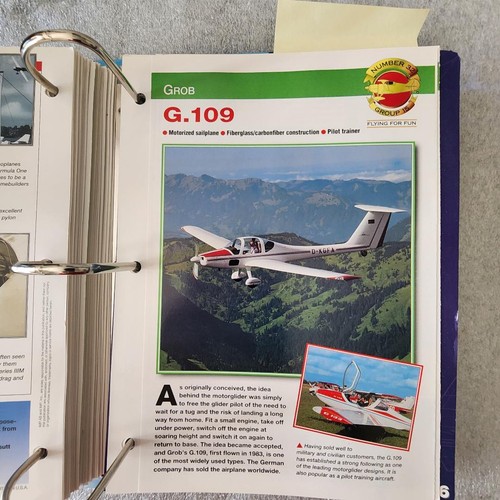 FLUGZEUG DER WELT FLIEGEN ZUM SPASS KLAPPKARTE G.109 - Bild 1 von 2