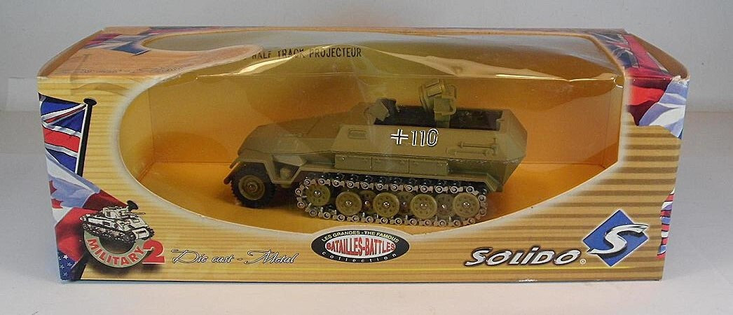 その他 Solido No.6225 Half Track Projecteur Solido 1/50 Nr.6225 Half Track Projecteur Halbkette Militär