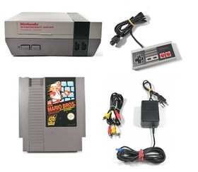 Nintendo NES Konsole mit Spiel zur Wahl + Controller - komplett aufbereitet -TOP