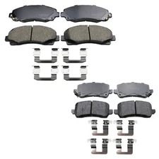 Akebono ProACT Front and Rear Ceramic Brake Pads Set Kit for Acura TLX 2015-2018