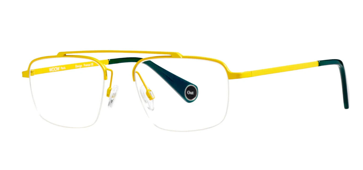 Monture WOOW Speak out jaune mat pour le bureau et le quotidien