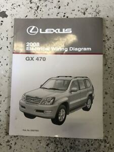 2008 Lexus GX470 GX 470 Electrical Wiring Diagram Manual EWD EVTM | eBay