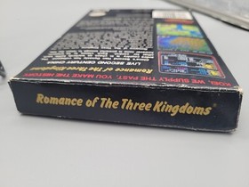 ROMANCE OF THE THREE KINGDOMS NINTENDO NES COMPLETE VIDEO GAME MANUAL POSTER CIB
