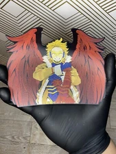 My Hero Academia Hawks Keigo Takami 3D Lenticular Motion Car Sticker Peeker