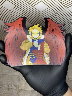 My Hero Academia Hawks Keigo Takami 3D Lenticular Motion Car Sticker Peeker