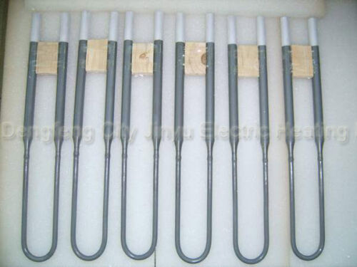10 pcs/Lot of Mosi2 Electric Heating Elements 6/12 Lu= 280 Le= 512 A= 52mm - Picture 1 of 12