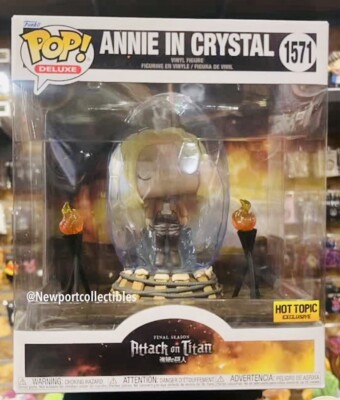 Funko Pop! Deluxe Annie In Crystal *Hot Topic Exclusive* Attack On