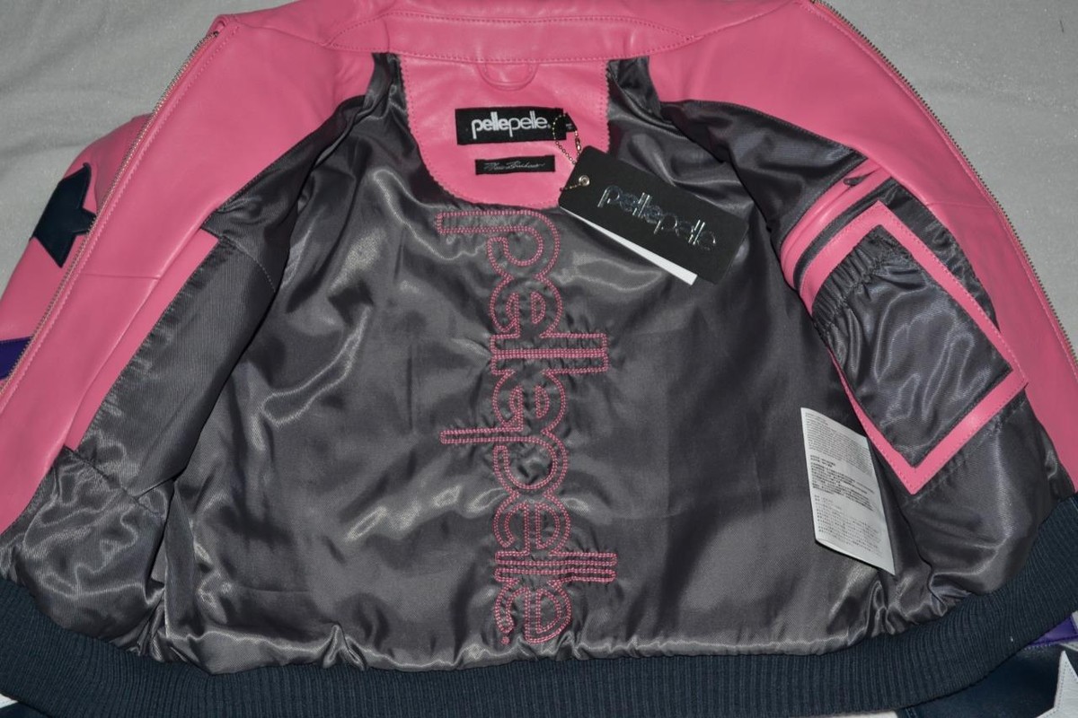 AUTHENTIC Pelle Pelle Womens LEATHER Jacket 50 Years of Hip Hop
