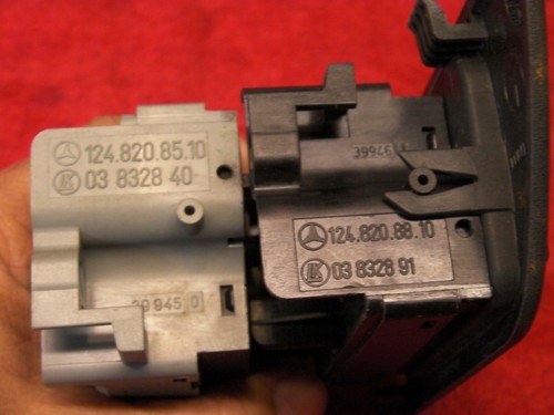 $50 DE VUELTA!!! PAR INTERRUPTOR ASIENTO MERCEDES RECIÉN RECONSTRUIDO W124 W201 190 260 300 - Imagen 3 de 6