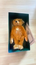 Steiff 1907 Classic Teddy Bear 13" 35cm Lght Brown Mohair Jointed Box COA 000263