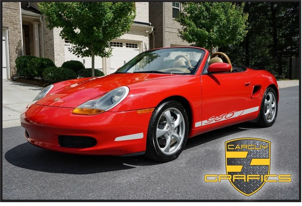 986 Side Stripes for Porsche Boxster- FREE GIFT- FAST US SHIPPING - Image 4 of 4