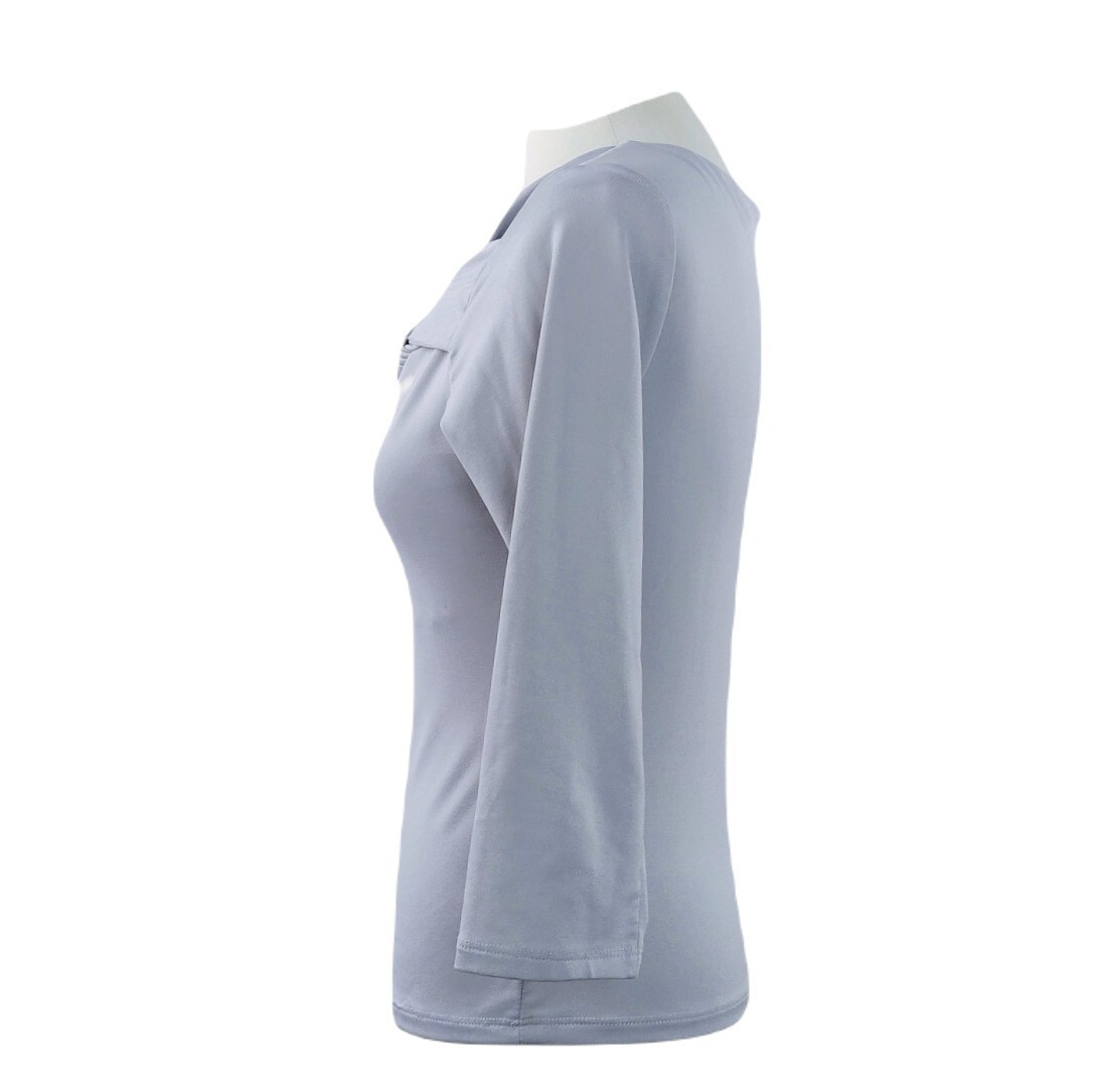 VTG Lucy Perids Top Pullover Silver Gray Dramatic… - image 4