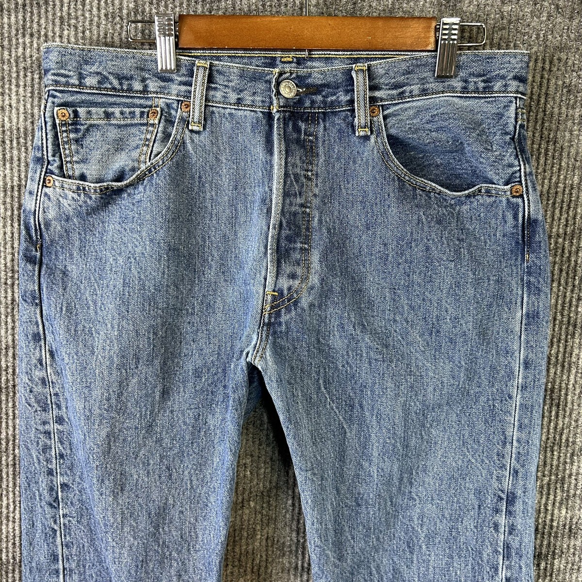 Vintage Levis 501 XX Jeans Mens 33/34 Original Straight Leg Button