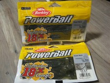 2 Packs Berkley 7" Power Worms Soft Fishing PowerBait Watermelon 